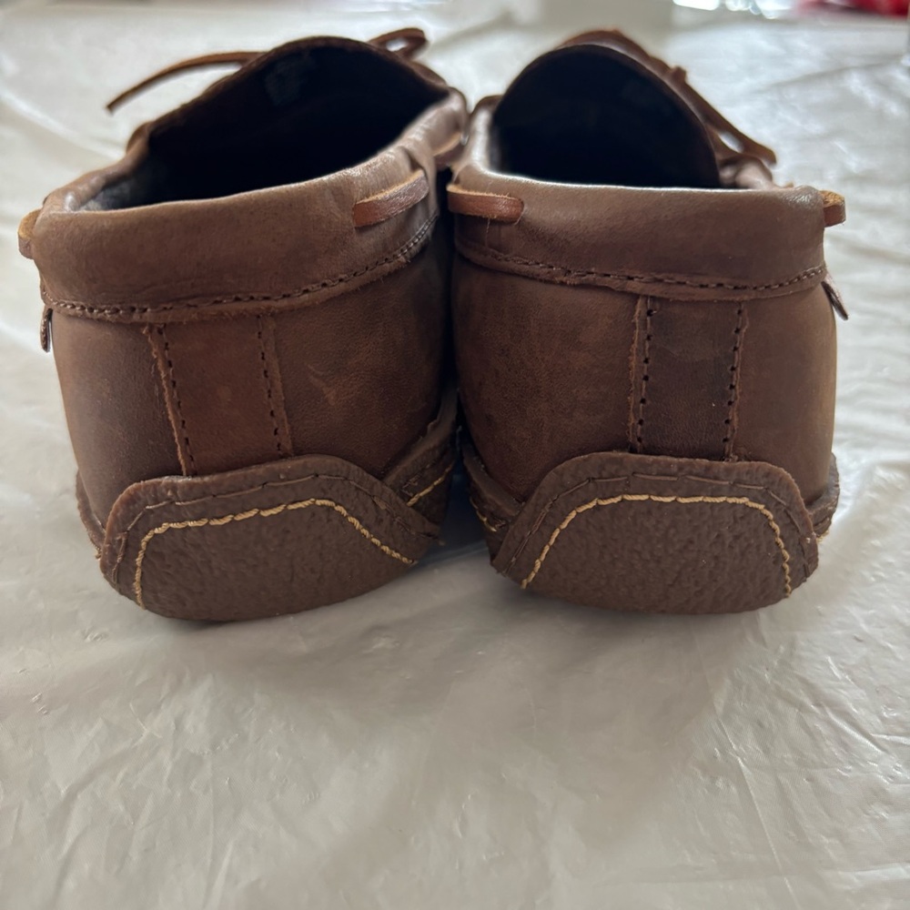 L.L. Bean Brown Loafers Moccasin-Style Slip-Ons - Picture 8 of 13